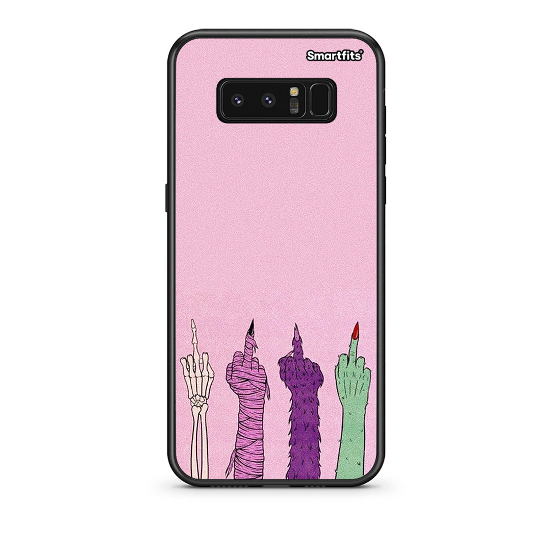 samsung note 8 Halloween Be A Lady Θήκη από τη Smartfits με σχέδιο στο πίσω μέρος και μαύρο περίβλημα | Smartphone case with colorful back and black bezels by Smartfits