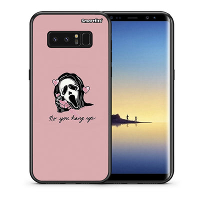 Θήκη Samsung Note 8 Halloween Hang Up από τη Smartfits με σχέδιο στο πίσω μέρος και μαύρο περίβλημα | Samsung Note 8 Halloween Hang Up case with colorful back and black bezels