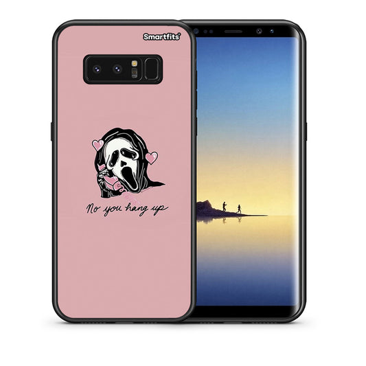 Θήκη Samsung Note 8 Halloween Hang Up από τη Smartfits με σχέδιο στο πίσω μέρος και μαύρο περίβλημα | Samsung Note 8 Halloween Hang Up case with colorful back and black bezels