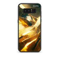 Thumbnail for samsung note 8 Real Gold θήκη από τη Smartfits με σχέδιο στο πίσω μέρος και μαύρο περίβλημα | Smartphone case with colorful back and black bezels by Smartfits