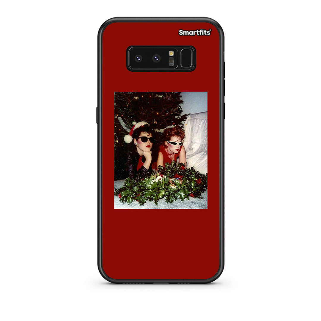 samsung note 8 Waiting For Xmas θήκη από τη Smartfits με σχέδιο στο πίσω μέρος και μαύρο περίβλημα | Smartphone case with colorful back and black bezels by Smartfits