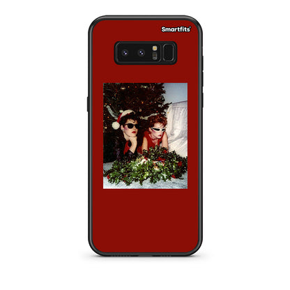 samsung note 8 Waiting For Xmas θήκη από τη Smartfits με σχέδιο στο πίσω μέρος και μαύρο περίβλημα | Smartphone case with colorful back and black bezels by Smartfits