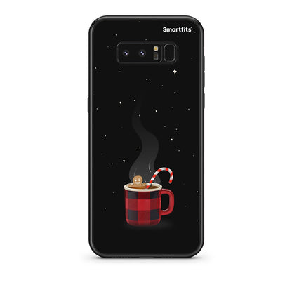 samsung note 8 Xmas Bathing θήκη από τη Smartfits με σχέδιο στο πίσω μέρος και μαύρο περίβλημα | Smartphone case with colorful back and black bezels by Smartfits