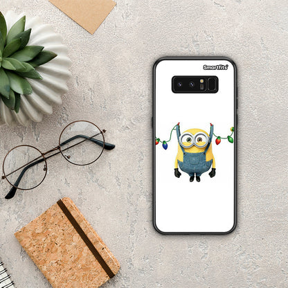 Xmas Minion Lights - Samsung Galaxy Note 8 θήκη