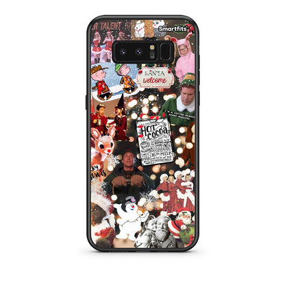 samsung note 8 Xmas Movies θήκη από τη Smartfits με σχέδιο στο πίσω μέρος και μαύρο περίβλημα | Smartphone case with colorful back and black bezels by Smartfits
