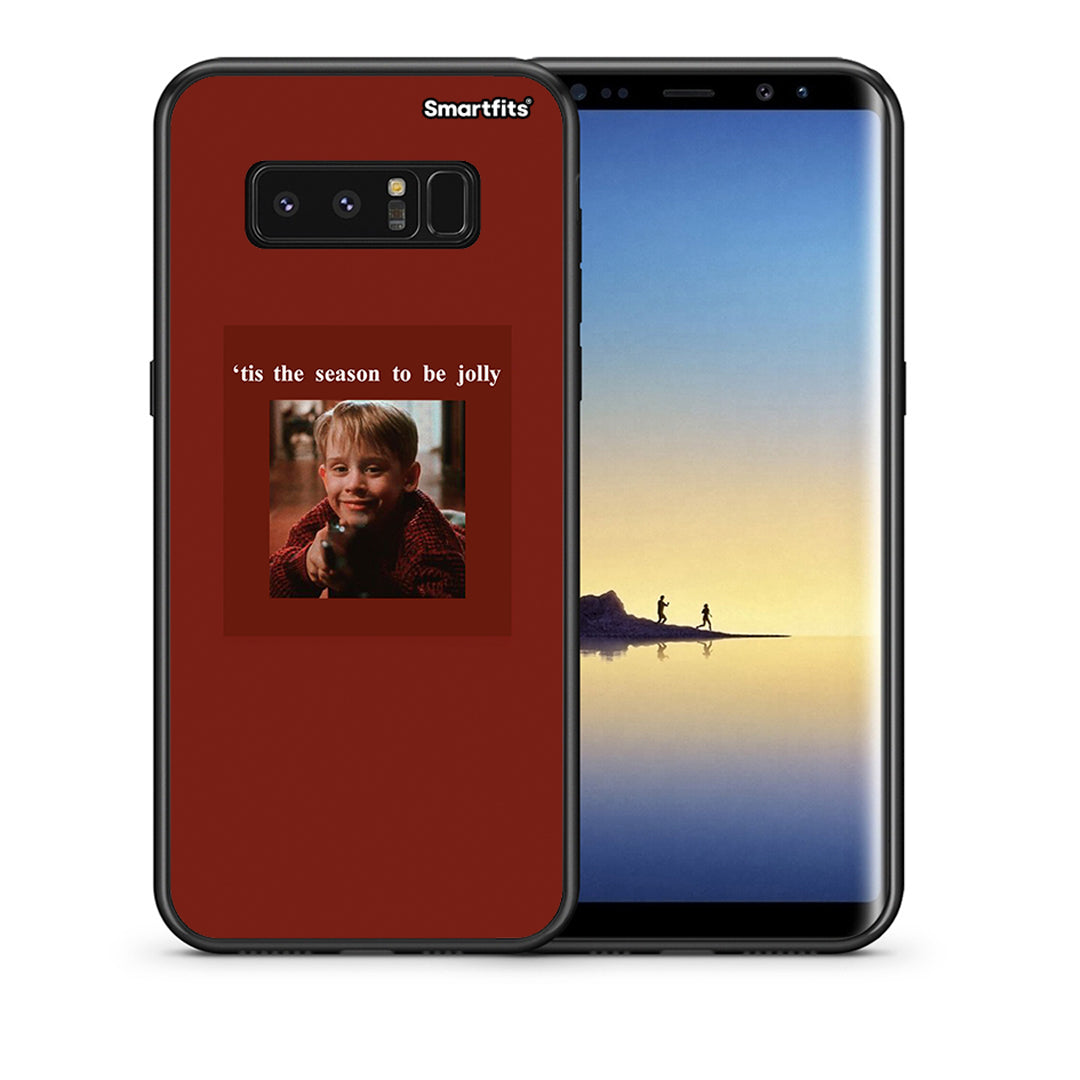 Θήκη Samsung Note 8 Xmas Ultimate Spirit από τη Smartfits με σχέδιο στο πίσω μέρος και μαύρο περίβλημα | Samsung Note 8 Xmas Ultimate Spirit case with colorful back and black bezels