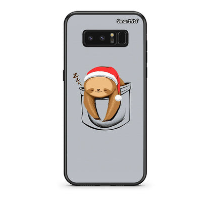 samsung note 8 Xmas Zzzz θήκη από τη Smartfits με σχέδιο στο πίσω μέρος και μαύρο περίβλημα | Smartphone case with colorful back and black bezels by Smartfits