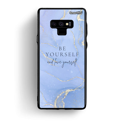 samsung note 9 Be Yourself θήκη από τη Smartfits με σχέδιο στο πίσω μέρος και μαύρο περίβλημα | Smartphone case with colorful back and black bezels by Smartfits