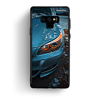 samsung note 9 Bmw E60 Θήκη από τη Smartfits με σχέδιο στο πίσω μέρος και μαύρο περίβλημα | Smartphone case with colorful back and black bezels by Smartfits