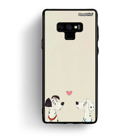 Thumbnail for samsung note 9 Dalmatians Love θήκη από τη Smartfits με σχέδιο στο πίσω μέρος και μαύρο περίβλημα | Smartphone case with colorful back and black bezels by Smartfits