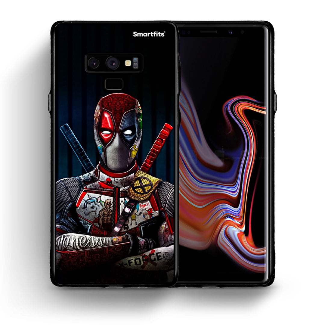 Θήκη Samsung Note 9 Funny Guy από τη Smartfits με σχέδιο στο πίσω μέρος και μαύρο περίβλημα | Samsung Note 9 Funny Guy case with colorful back and black bezels