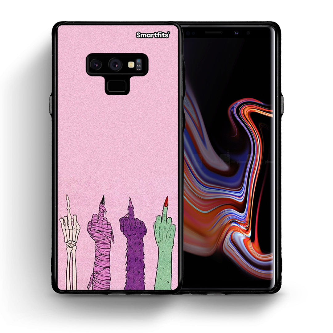 Θήκη Samsung Note 9 Halloween Be A Lady από τη Smartfits με σχέδιο στο πίσω μέρος και μαύρο περίβλημα | Samsung Note 9 Halloween Be A Lady case with colorful back and black bezels