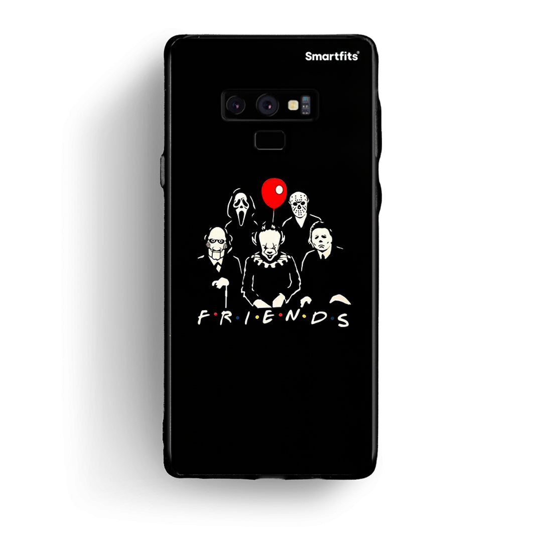 samsung note 9 Halloween Friends Θήκη από τη Smartfits με σχέδιο στο πίσω μέρος και μαύρο περίβλημα | Smartphone case with colorful back and black bezels by Smartfits