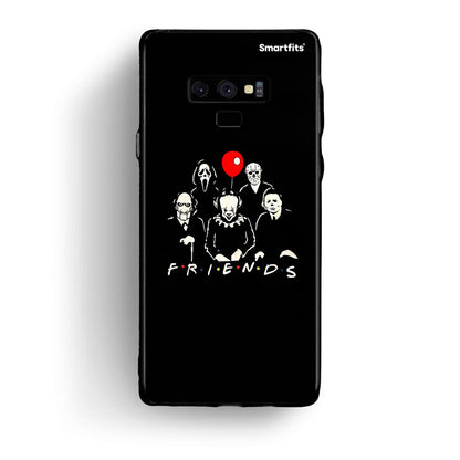 samsung note 9 Halloween Friends Θήκη από τη Smartfits με σχέδιο στο πίσω μέρος και μαύρο περίβλημα | Smartphone case with colorful back and black bezels by Smartfits