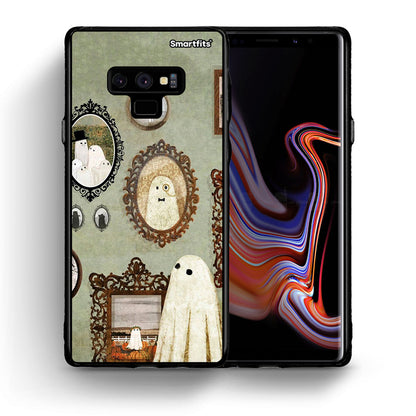 Θήκη Samsung Note 9 Halloween Ghost Season από τη Smartfits με σχέδιο στο πίσω μέρος και μαύρο περίβλημα | Samsung Note 9 Halloween Ghost Season case with colorful back and black bezels
