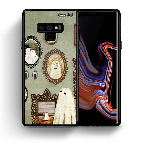 Θήκη Samsung Note 9 Halloween Ghost Season από τη Smartfits με σχέδιο στο πίσω μέρος και μαύρο περίβλημα | Samsung Note 9 Halloween Ghost Season case with colorful back and black bezels