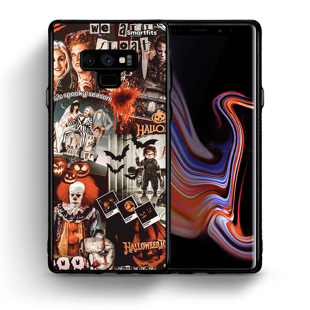 Θήκη Samsung Note 9 Halloween Spooky Season από τη Smartfits με σχέδιο στο πίσω μέρος και μαύρο περίβλημα | Samsung Note 9 Halloween Spooky Season case with colorful back and black bezels