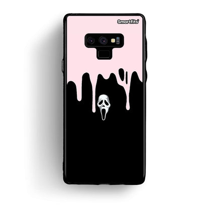 samsung note 9 Melting Halloween Mask Θήκη από τη Smartfits με σχέδιο στο πίσω μέρος και μαύρο περίβλημα | Smartphone case with colorful back and black bezels by Smartfits