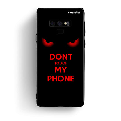 samsung note 9 Touch My Phone Θήκη από τη Smartfits με σχέδιο στο πίσω μέρος και μαύρο περίβλημα | Smartphone case with colorful back and black bezels by Smartfits