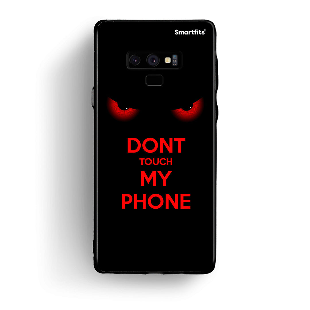 samsung note 9 Touch My Phone Θήκη από τη Smartfits με σχέδιο στο πίσω μέρος και μαύρο περίβλημα | Smartphone case with colorful back and black bezels by Smartfits
