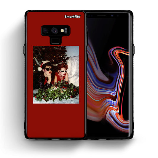 Θήκη Samsung Note 9 Waiting For Xmas από τη Smartfits με σχέδιο στο πίσω μέρος και μαύρο περίβλημα | Samsung Note 9 Waiting For Xmas case with colorful back and black bezels