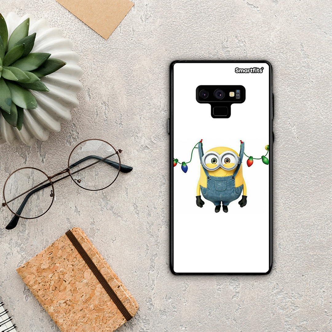 Xmas Minion Lights - Samsung Galaxy Note 9 θήκη