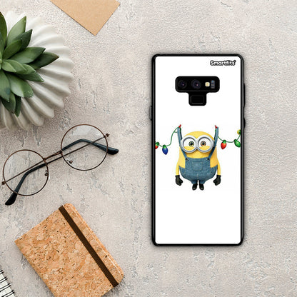 Xmas Minion Lights - Samsung Galaxy Note 9 θήκη