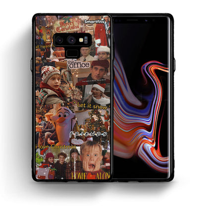 Θήκη Samsung Note 9 Xmas Wishes από τη Smartfits με σχέδιο στο πίσω μέρος και μαύρο περίβλημα | Samsung Note 9 Xmas Wishes case with colorful back and black bezels