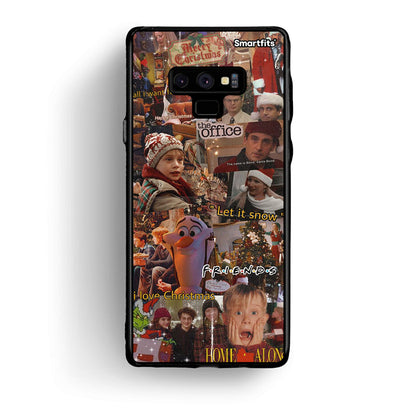 samsung note 9 Xmas Wishes θήκη από τη Smartfits με σχέδιο στο πίσω μέρος και μαύρο περίβλημα | Smartphone case with colorful back and black bezels by Smartfits
