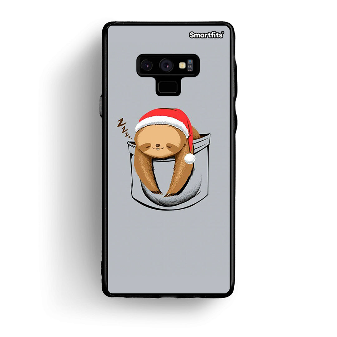 samsung note 9 Xmas Zzzz θήκη από τη Smartfits με σχέδιο στο πίσω μέρος και μαύρο περίβλημα | Smartphone case with colorful back and black bezels by Smartfits