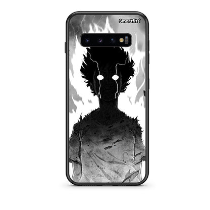 samsung s10 plus Anime Boy Θήκη από τη Smartfits με σχέδιο στο πίσω μέρος και μαύρο περίβλημα | Smartphone case with colorful back and black bezels by Smartfits