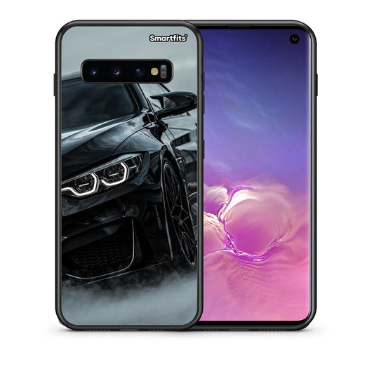 Θήκη Samsung S10 Black BMW από τη Smartfits με σχέδιο στο πίσω μέρος και μαύρο περίβλημα | Samsung S10 Black BMW case with colorful back and black bezels