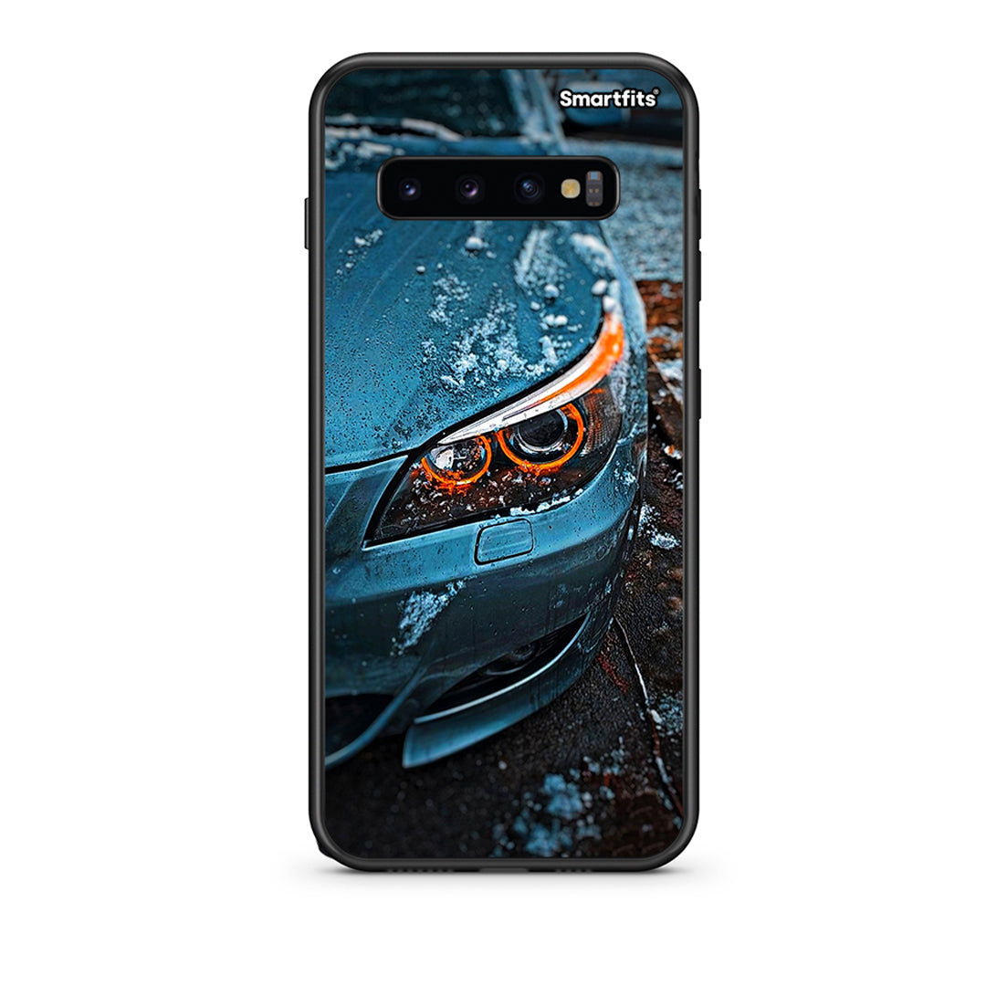 samsung s10 Bmw E60 Θήκη από τη Smartfits με σχέδιο στο πίσω μέρος και μαύρο περίβλημα | Smartphone case with colorful back and black bezels by Smartfits