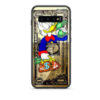 Thumbnail for samsung s10 plus Duck Money Θήκη από τη Smartfits με σχέδιο στο πίσω μέρος και μαύρο περίβλημα | Smartphone case with colorful back and black bezels by Smartfits