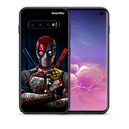 Θήκη Samsung S10 Funny Guy από τη Smartfits με σχέδιο στο πίσω μέρος και μαύρο περίβλημα | Samsung S10 Funny Guy case with colorful back and black bezels