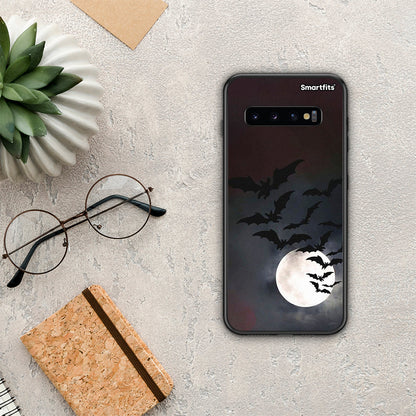 Halloween Bat Night - Samsung Galaxy S10+ θήκη