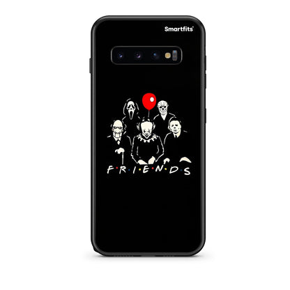 samsung s10 Halloween Friends Θήκη από τη Smartfits με σχέδιο στο πίσω μέρος και μαύρο περίβλημα | Smartphone case with colorful back and black bezels by Smartfits
