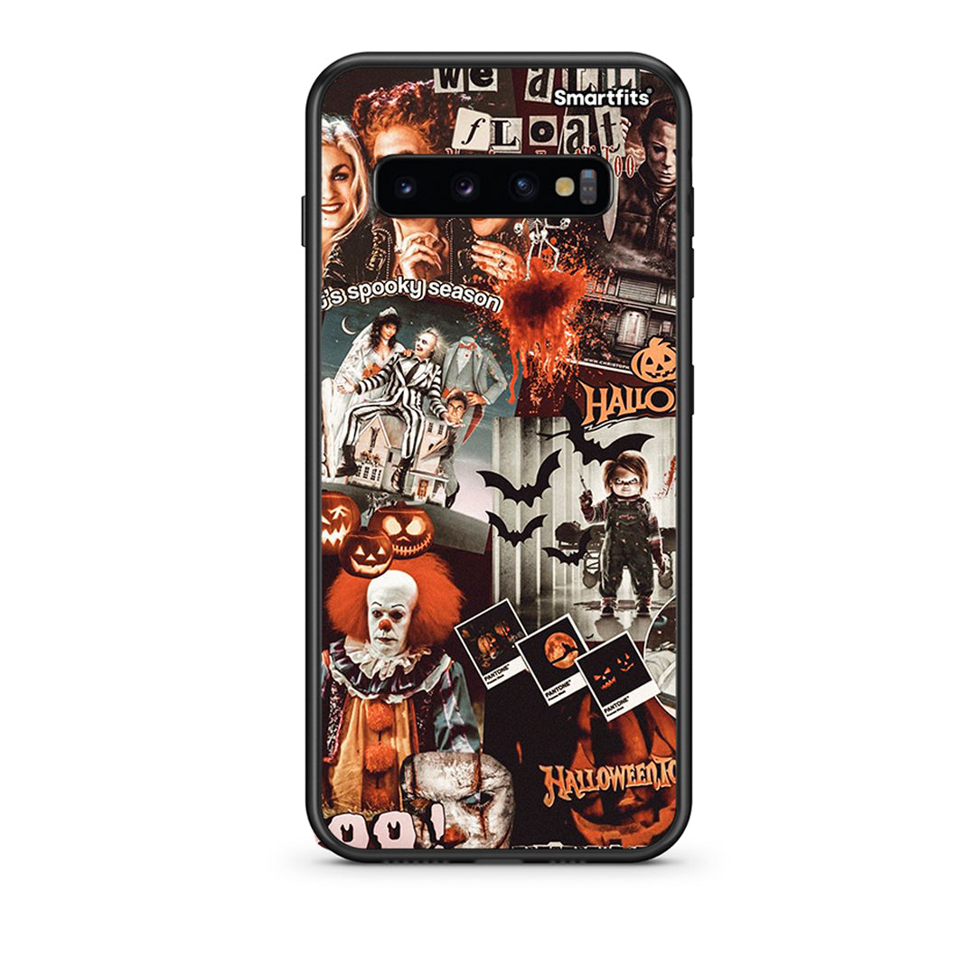 samsung s10 plus Halloween Spooky Season Θήκη από τη Smartfits με σχέδιο στο πίσω μέρος και μαύρο περίβλημα | Smartphone case with colorful back and black bezels by Smartfits