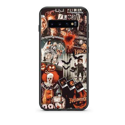 samsung s10 plus Halloween Spooky Season Θήκη από τη Smartfits με σχέδιο στο πίσω μέρος και μαύρο περίβλημα | Smartphone case with colorful back and black bezels by Smartfits