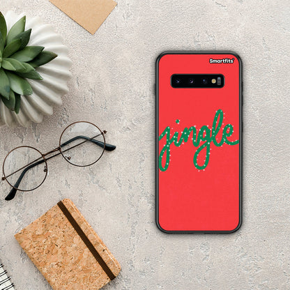 Jingle Xmas - Samsung Galaxy S10 θήκη