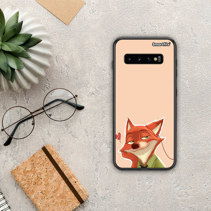 Nick Wilde And Judy Hopps Love 1 - Samsung Galaxy S10 θήκη