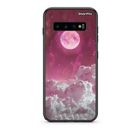 Thumbnail for samsung s10 Pink Moon Θήκη από τη Smartfits με σχέδιο στο πίσω μέρος και μαύρο περίβλημα | Smartphone case with colorful back and black bezels by Smartfits