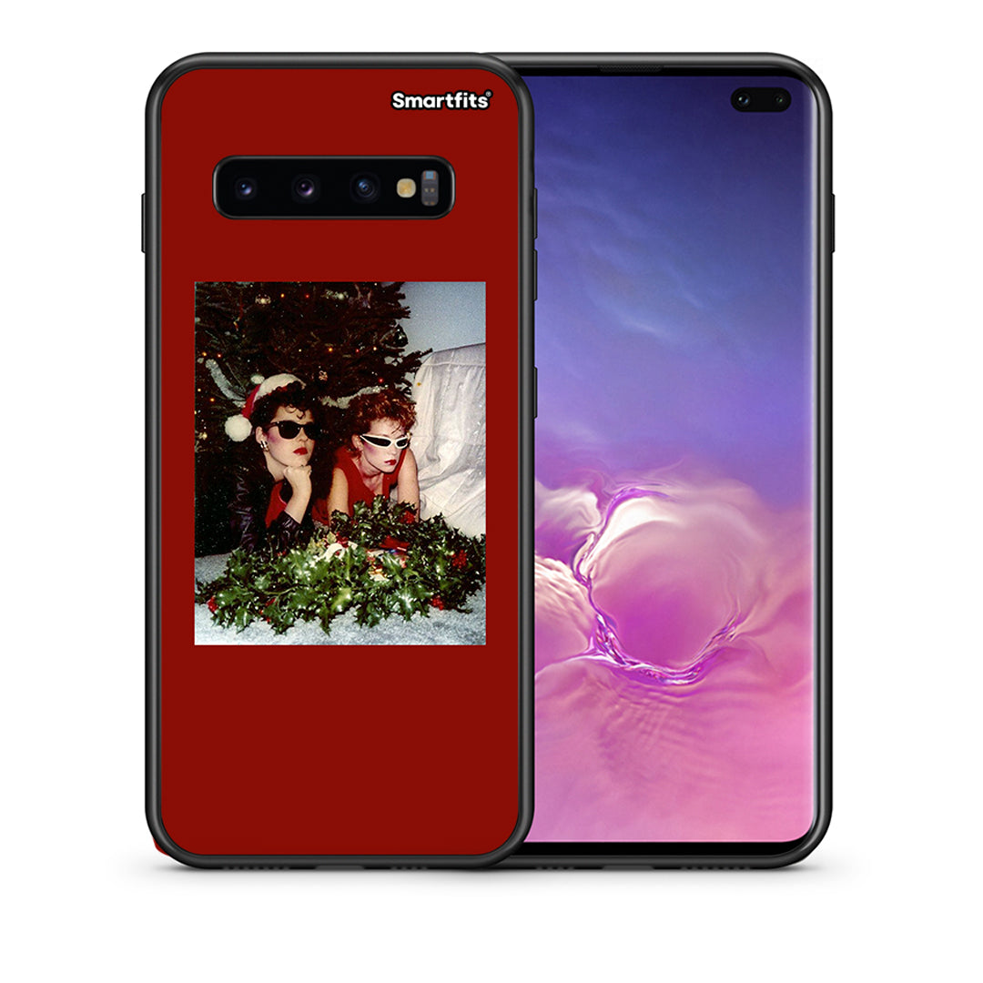 Θήκη Samsung S10+ Waiting For Xmas από τη Smartfits με σχέδιο στο πίσω μέρος και μαύρο περίβλημα | Samsung S10+ Waiting For Xmas case with colorful back and black bezels