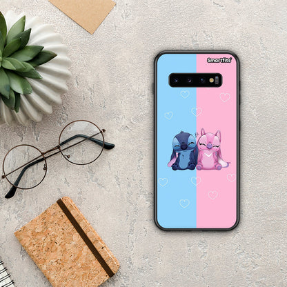 Stitch And Angel - Samsung Galaxy S10+ θήκη