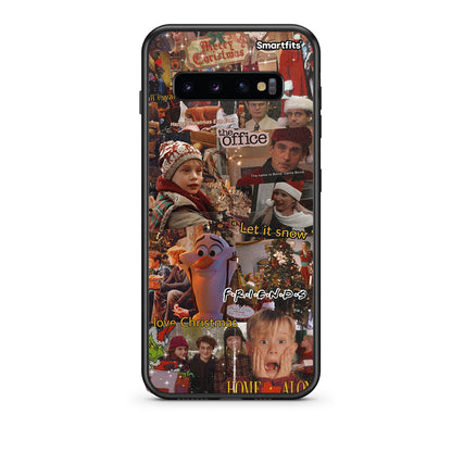 samsung s10 plus Xmas Wishes θήκη από τη Smartfits με σχέδιο στο πίσω μέρος και μαύρο περίβλημα | Smartphone case with colorful back and black bezels by Smartfits