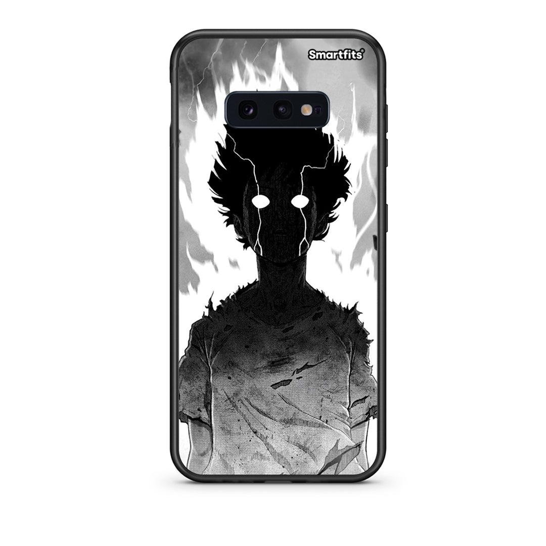 samsung s10e Anime Boy Θήκη από τη Smartfits με σχέδιο στο πίσω μέρος και μαύρο περίβλημα | Smartphone case with colorful back and black bezels by Smartfits