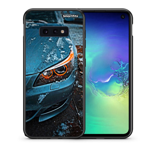 Θήκη Samsung S10e Bmw E60 από τη Smartfits με σχέδιο στο πίσω μέρος και μαύρο περίβλημα | Samsung S10e Bmw E60 case with colorful back and black bezels