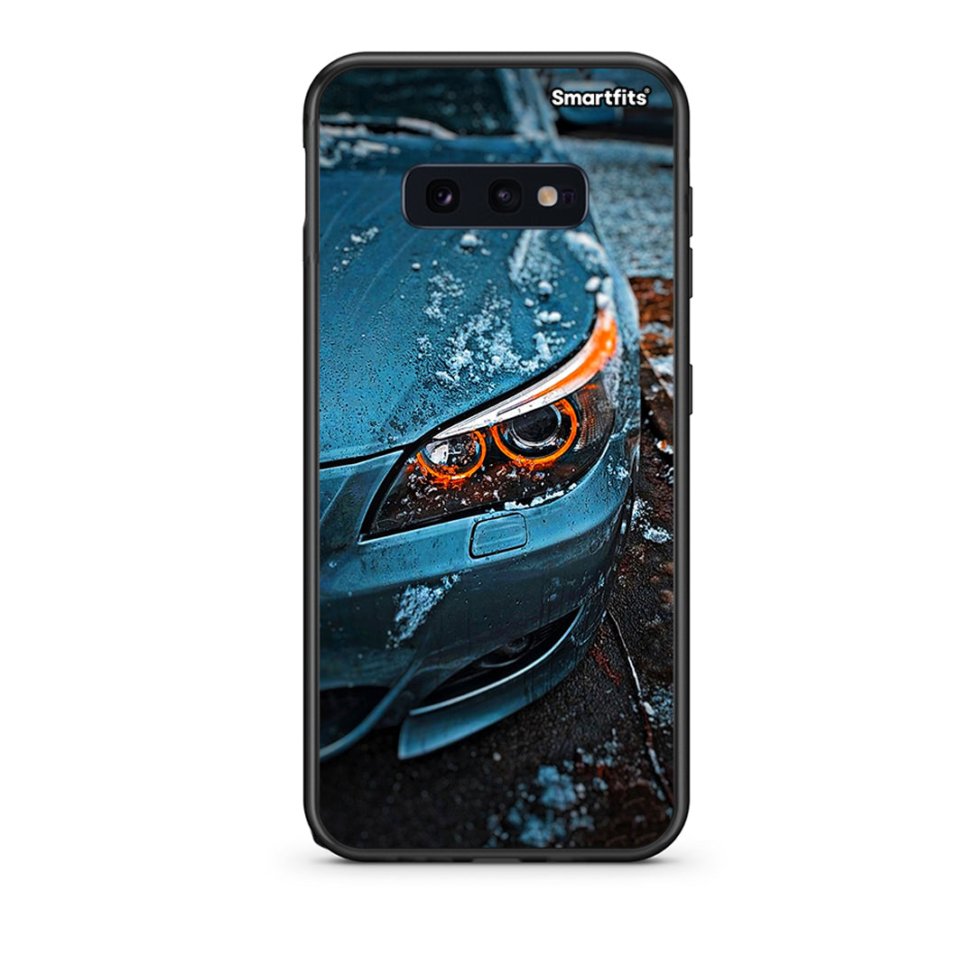 samsung s10e Bmw E60 Θήκη από τη Smartfits με σχέδιο στο πίσω μέρος και μαύρο περίβλημα | Smartphone case with colorful back and black bezels by Smartfits