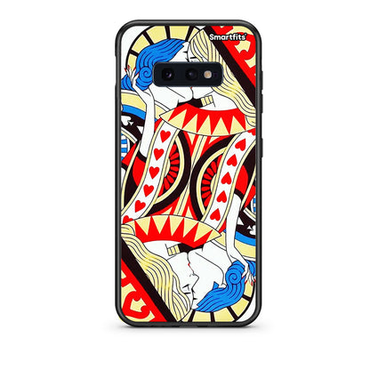 samsung s10e Card Love θήκη από τη Smartfits με σχέδιο στο πίσω μέρος και μαύρο περίβλημα | Smartphone case with colorful back and black bezels by Smartfits
