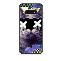 Thumbnail for samsung s10e Cat Collage θήκη από τη Smartfits με σχέδιο στο πίσω μέρος και μαύρο περίβλημα | Smartphone case with colorful back and black bezels by Smartfits